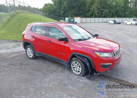 2020 Jeep Compass Sport from USA, damaged, VIN 3C4NJDAB9LT132871